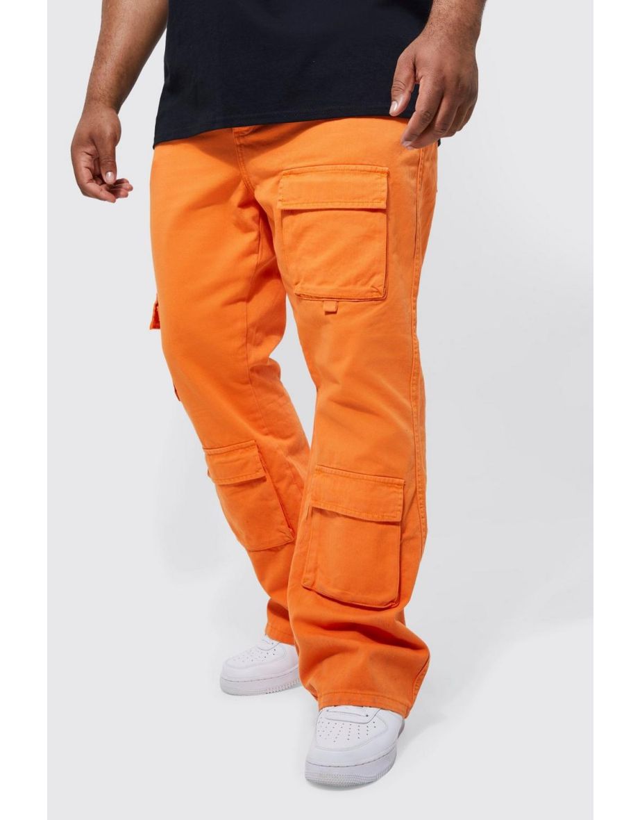 Jafco FlameAwear Rail FR AS Arc 4kA Hi-Vis Orange Cargo Trousers - Regular  Leg - PF Cusack