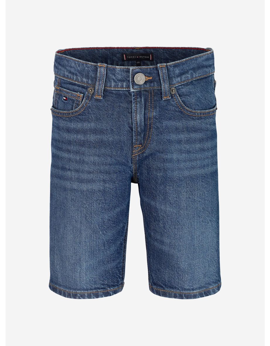Boys Scanton Denim Shorts in Blue