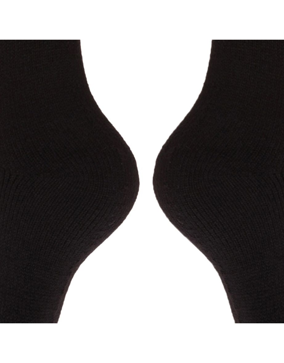 Floso Womens/Ladies Thermal Winter Wellington/Welly Boot Socks (2 Pairs) - Black - 2