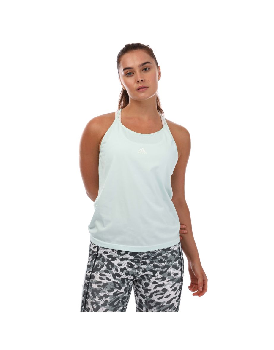 Shop Women s adidas Seamless Sport Loose Tank Top in Green Online in Bahrain VogaCloset