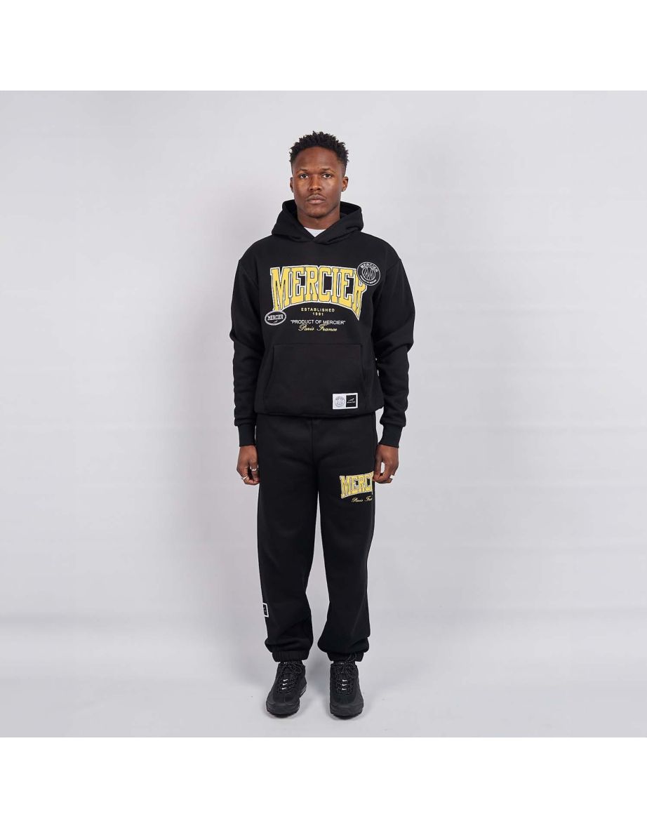 Men's Mercier Kansas Relaxed Hoodie in Black