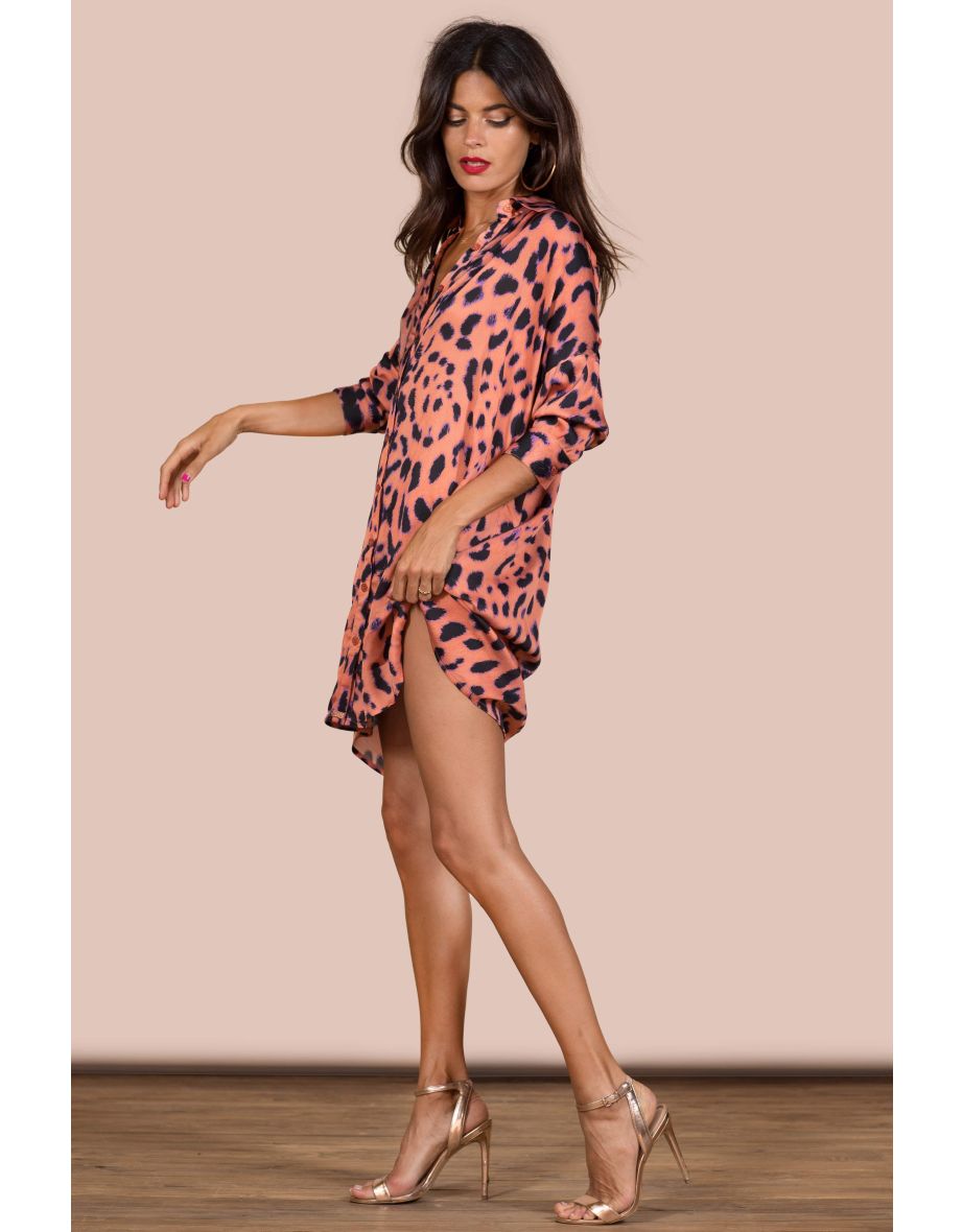 Jungle Collection Anaconda in Leopard Print Dress - 3