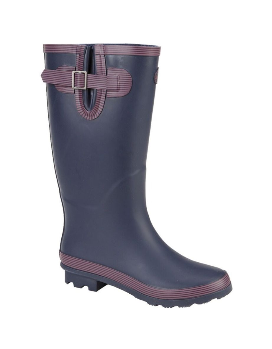 Ladies rubber best sale wellington boots