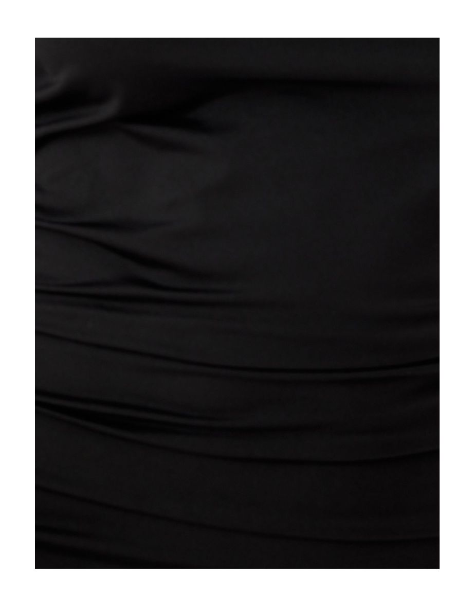 Madonna Collar Dress Mini Length Pencil Form Long Sleeve - 5