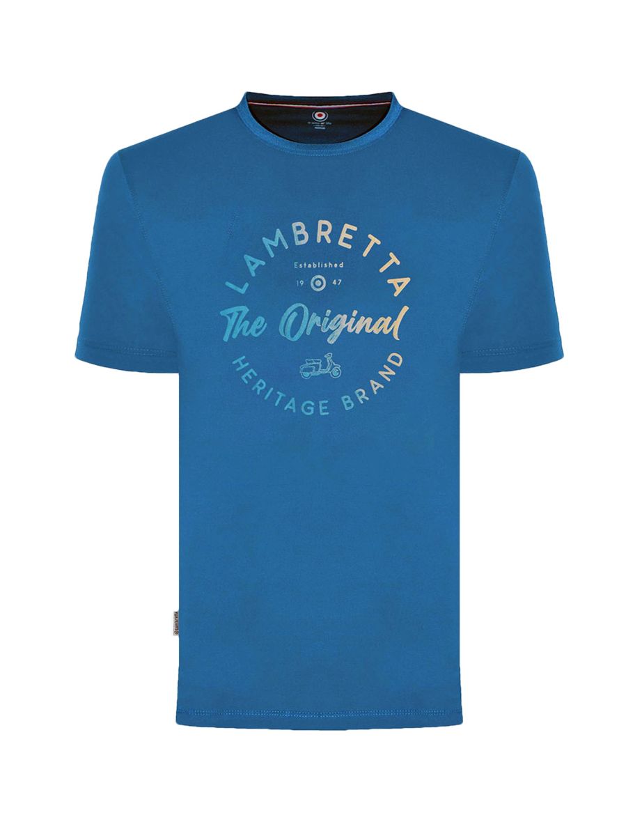 Shop Lambretta Mens Original Heritage Casual Short Sleeve Crew Neck T Shirt Top Tee Online in Bahrain VogaCloset