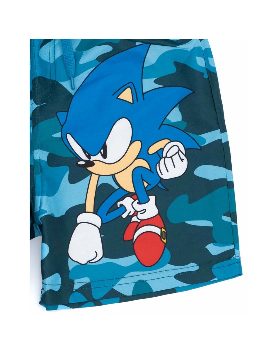 Sonic The Hedgehog Boys Swim Shorts - Blue - 2