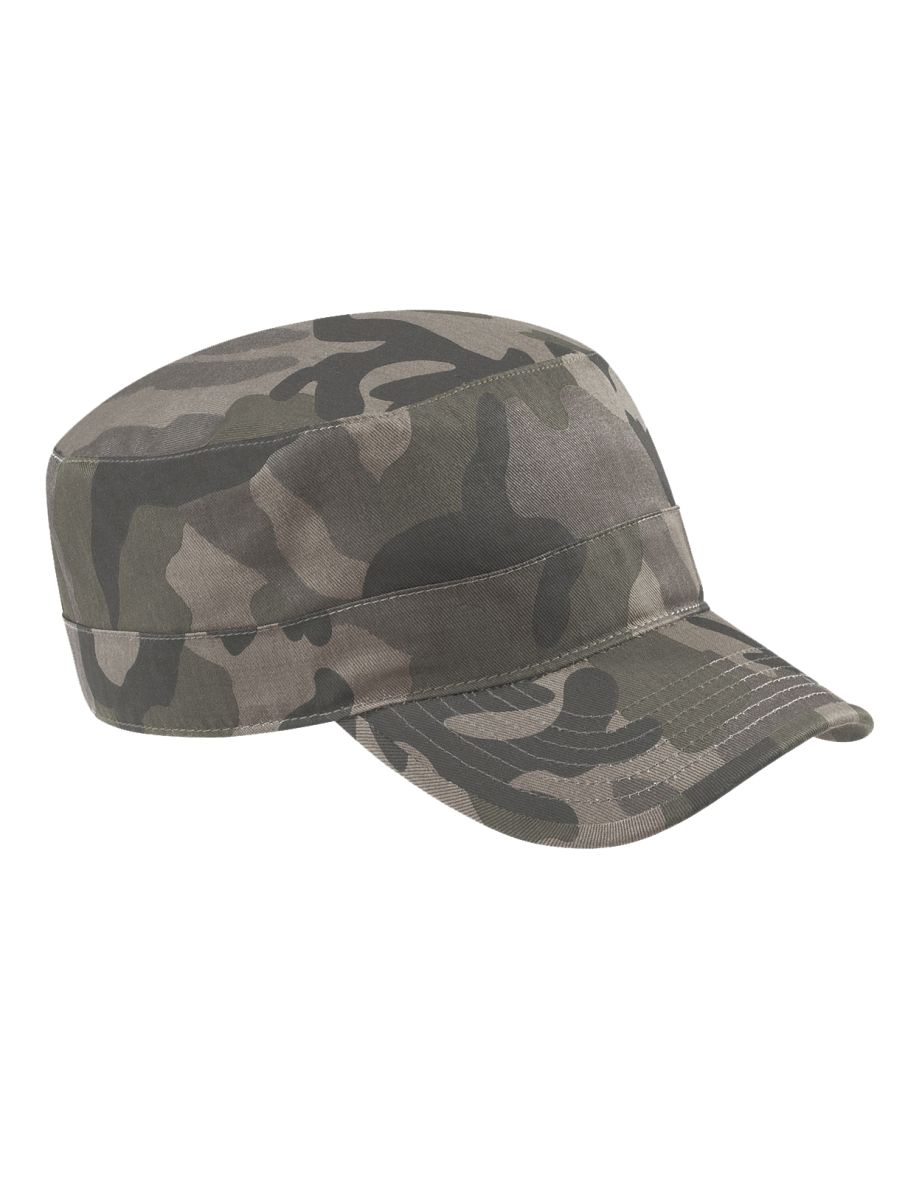 Beechfield Camouflage Army Cap / Headwear (Pack of 2) - Field Camo