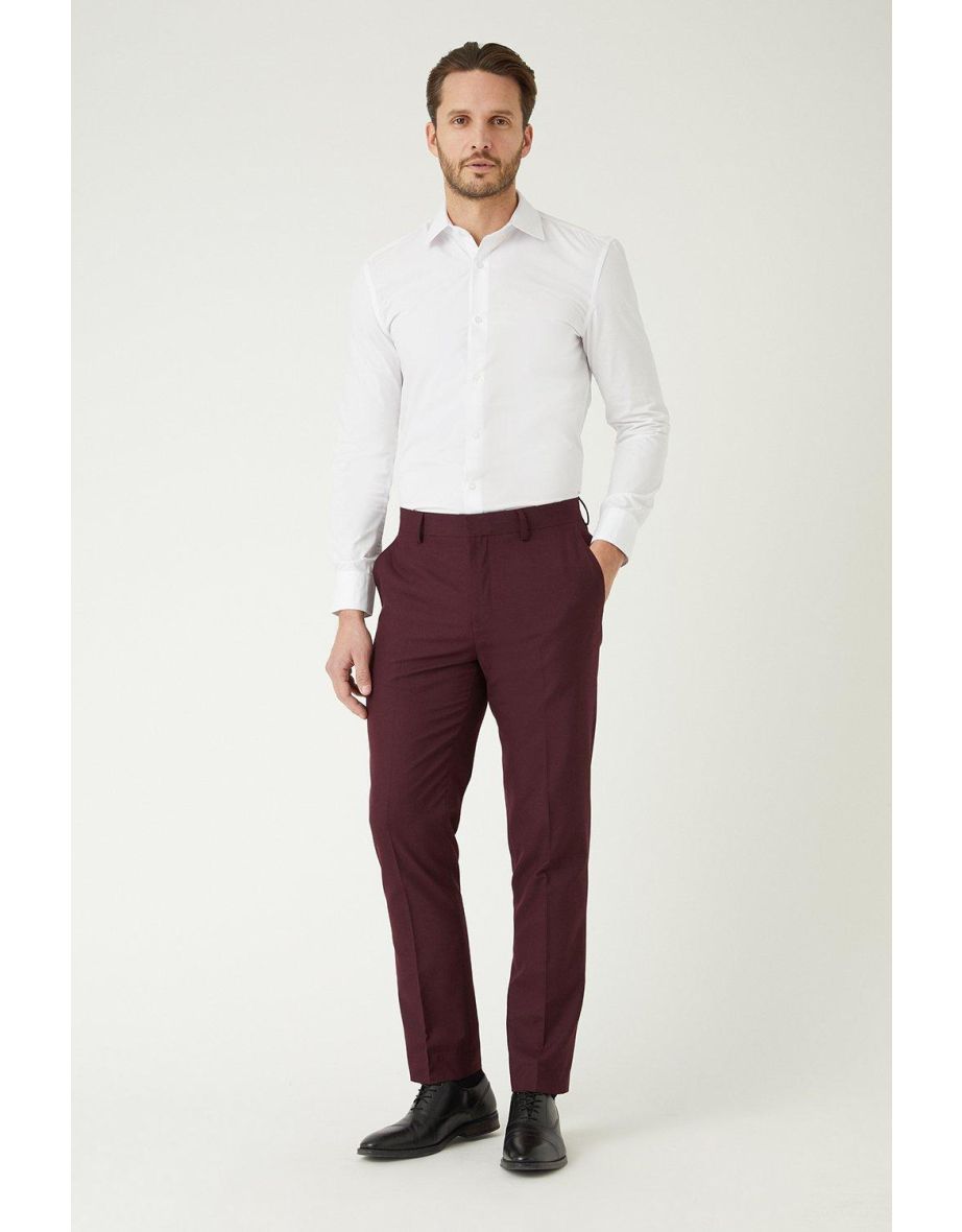 Burgundy suit pants | Tailor Store®