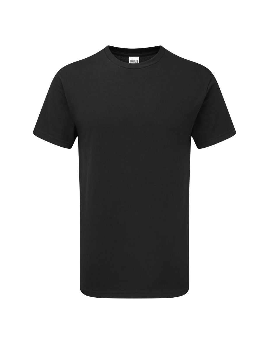 Gildan Mens Hammer Heavyweight T-Shirt - Black