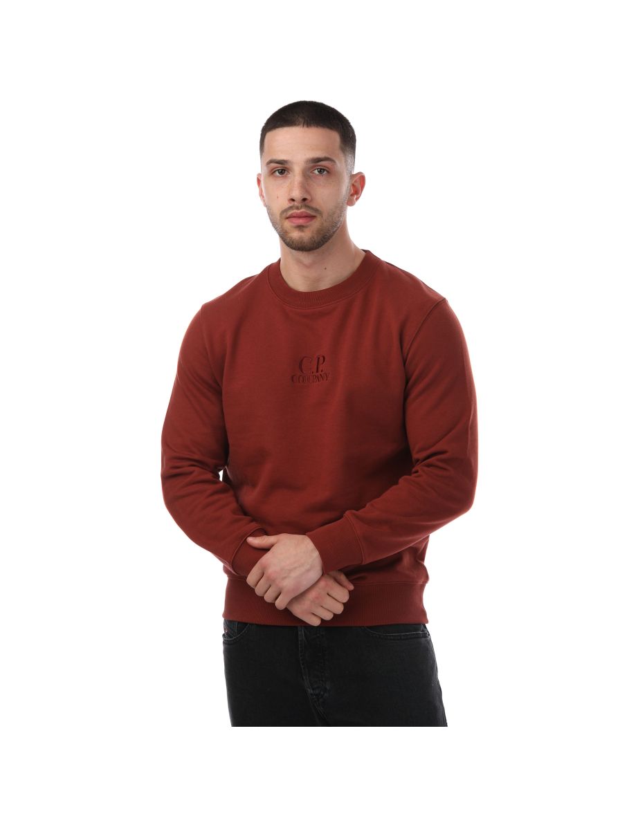 Cp company sweatshirt red hot sale