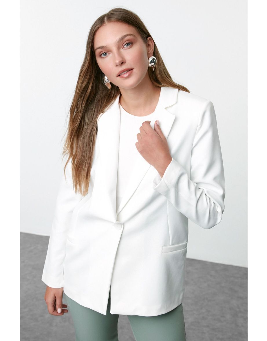 White Blazer Jacket