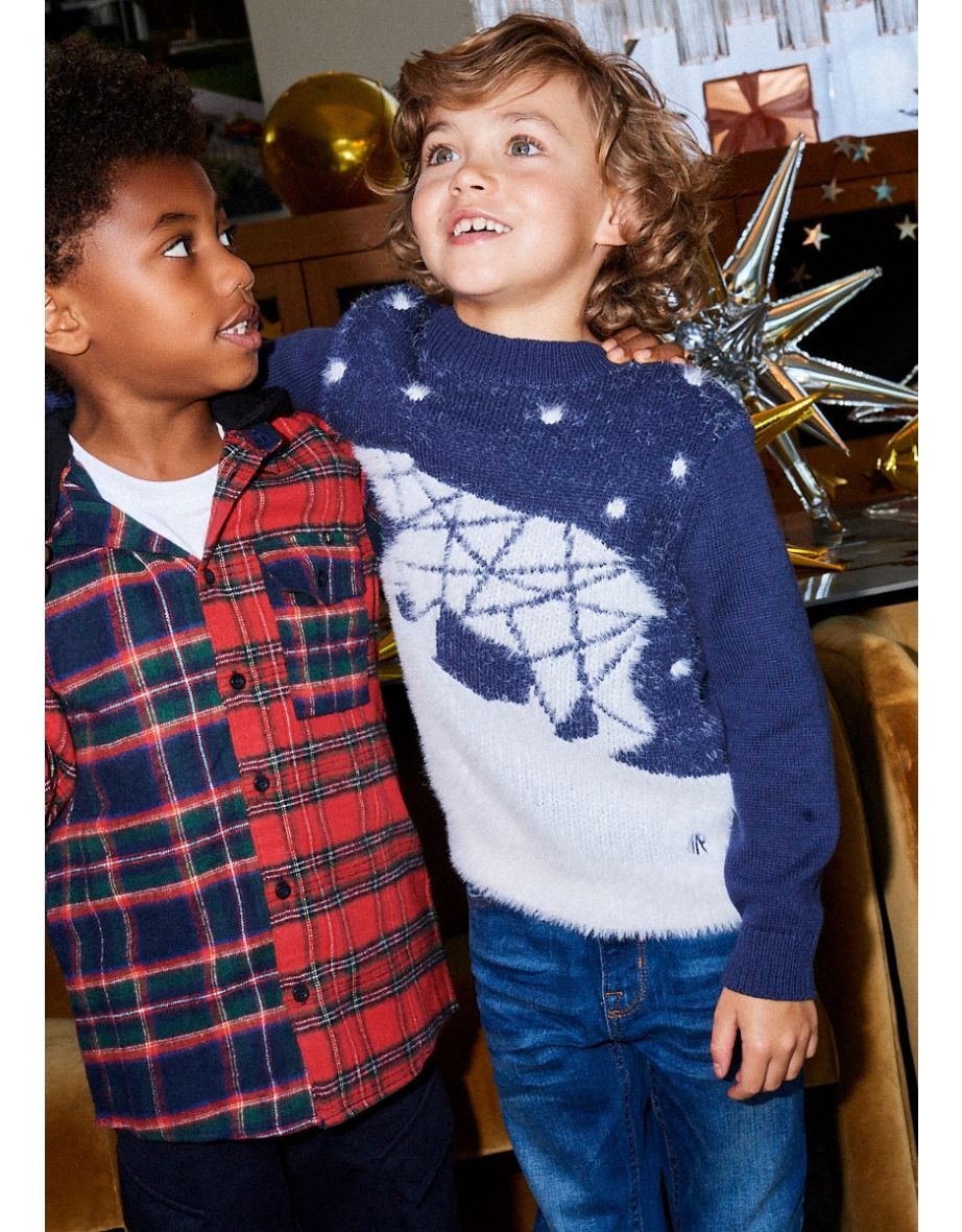 Benny Polar Bear Landscape Jumper - 5