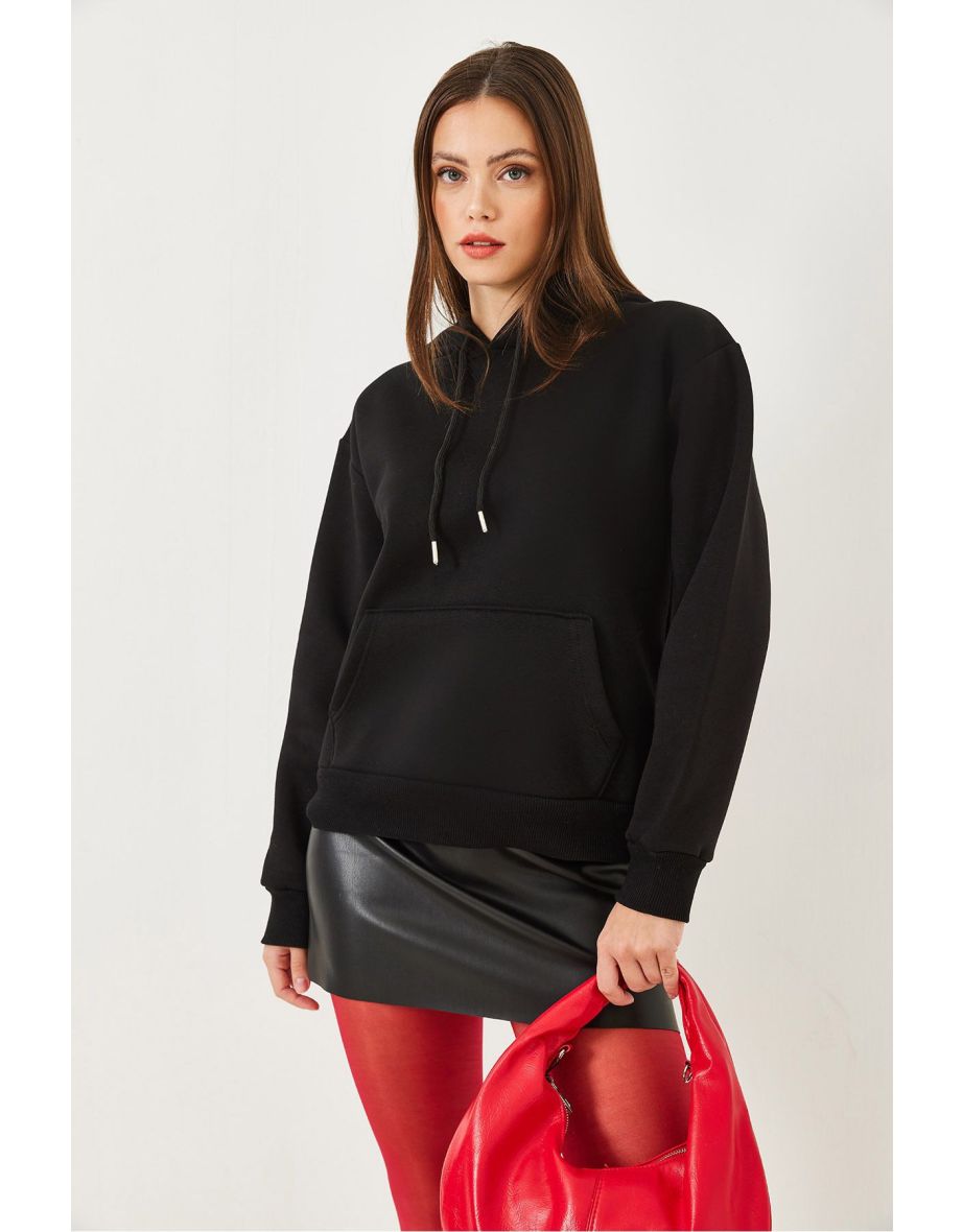 Women's Kangaroo Pocket Hoodie - 6