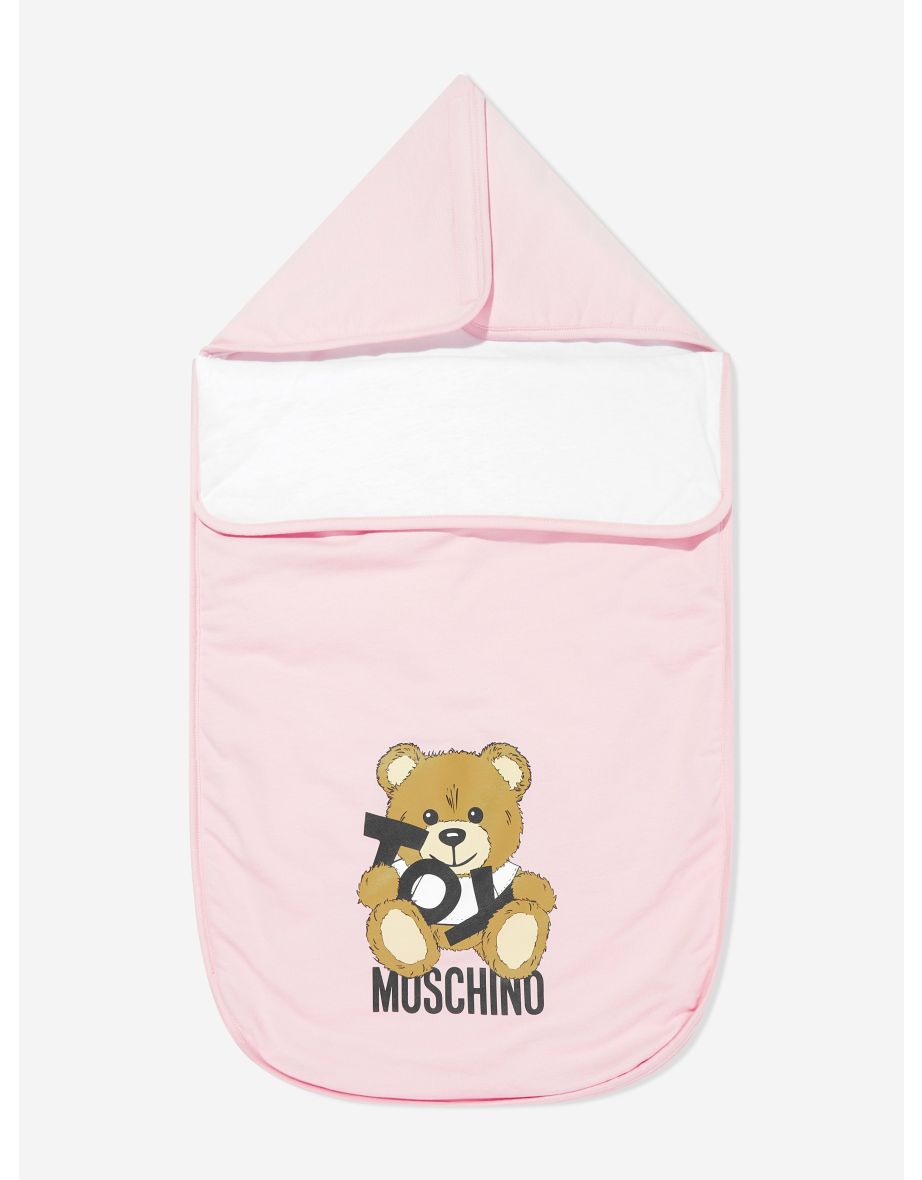 Baby Girls Teddy Bear Nest in Pink (80cm)
