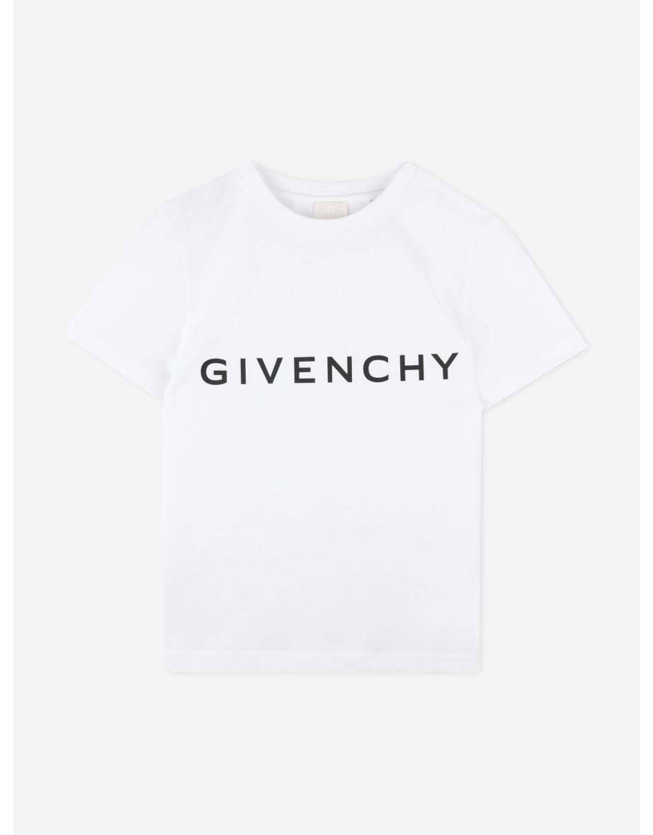 Givenchy Boys Grey Logo T-Shirt authentic