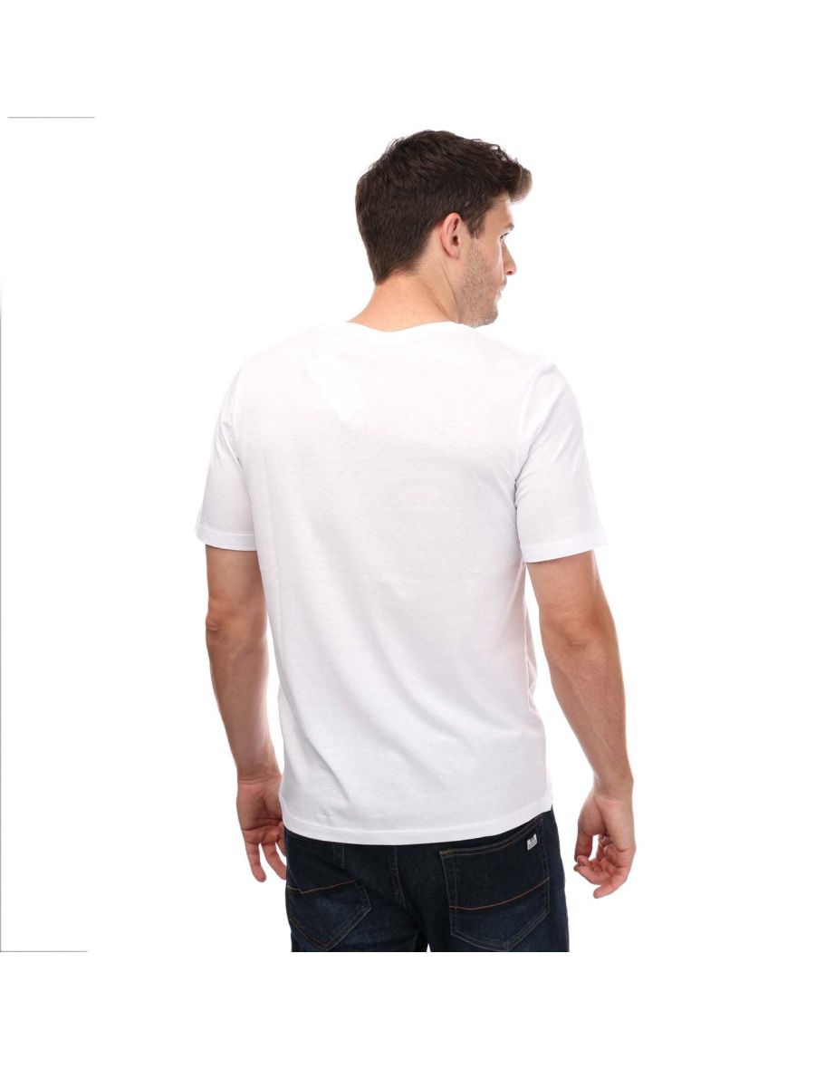 Shop Men's Jack Jones Peter Crew Neck T-Shirt in White
