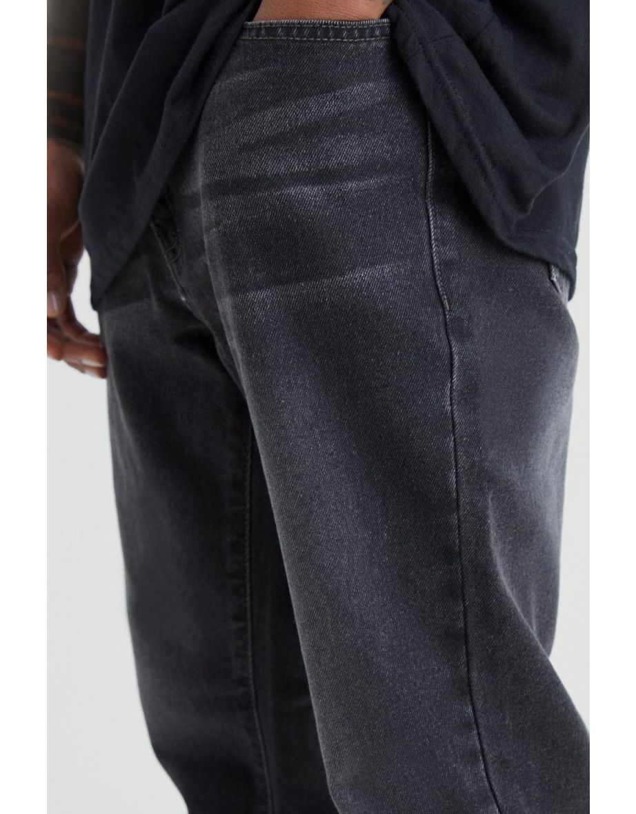 Slim Rigid Jean - charcoal - 2