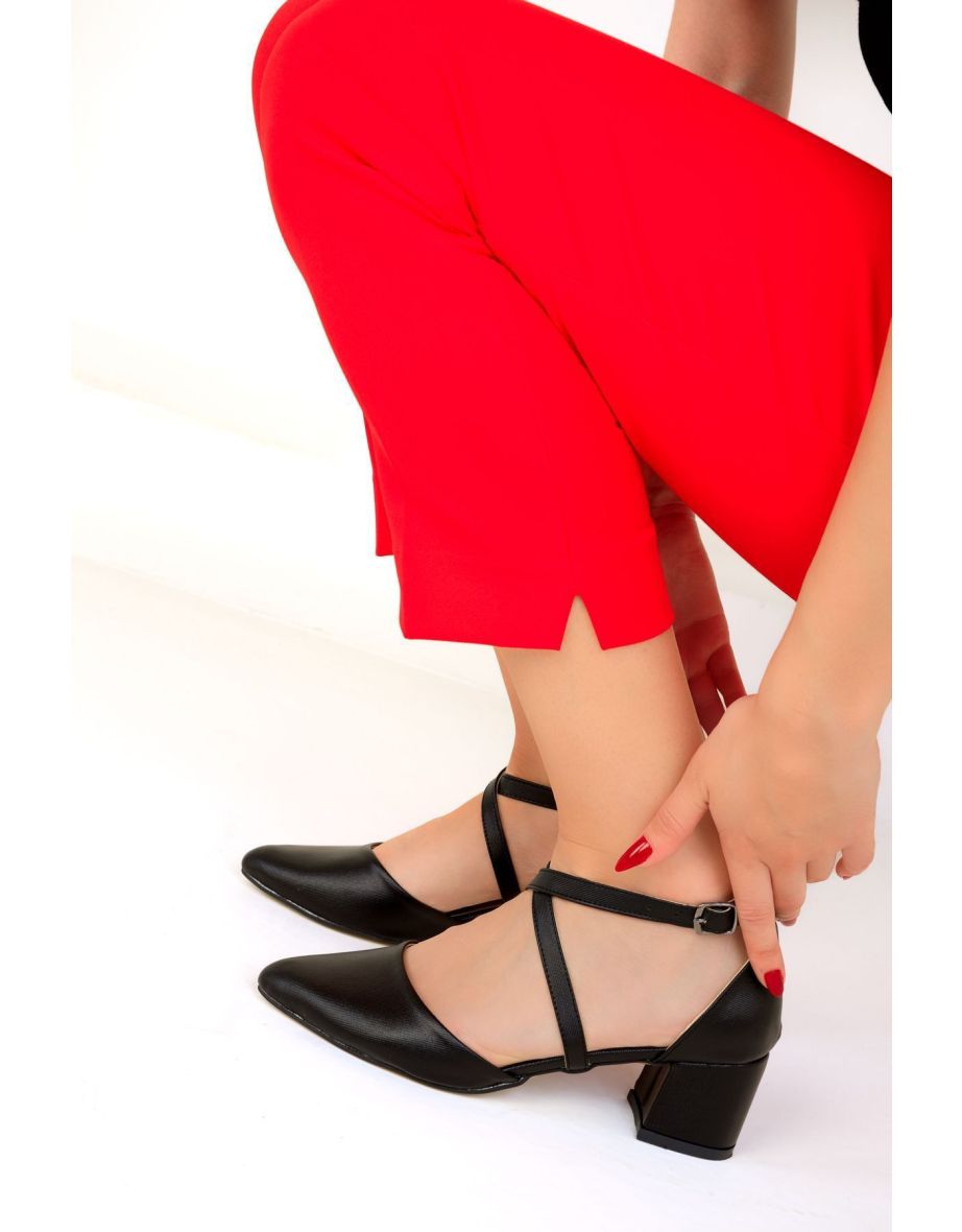 High Heels - Black - Block - 3