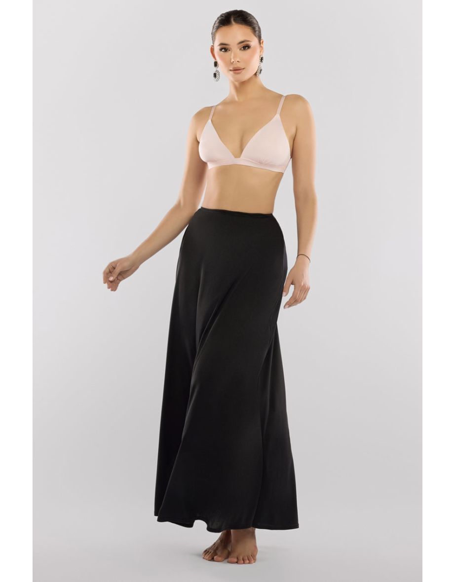 Goddiva Jersey Lining Maxi Skirt