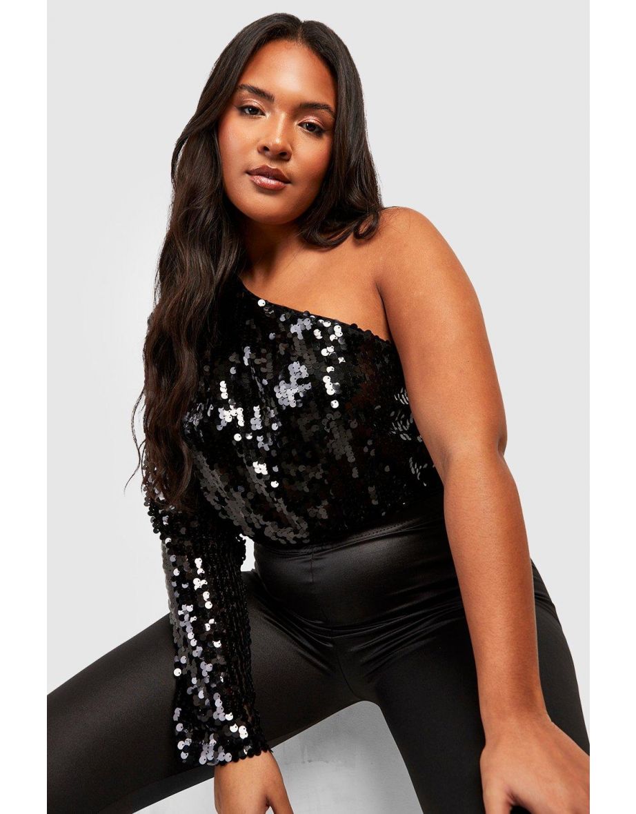 Plus size sequin bodysuit online