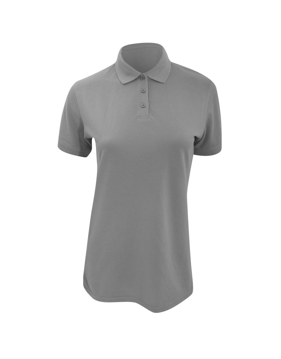 Kustom Kit Ladies Klassic Superwash Short Sleeve Polo Shirt - Graphite