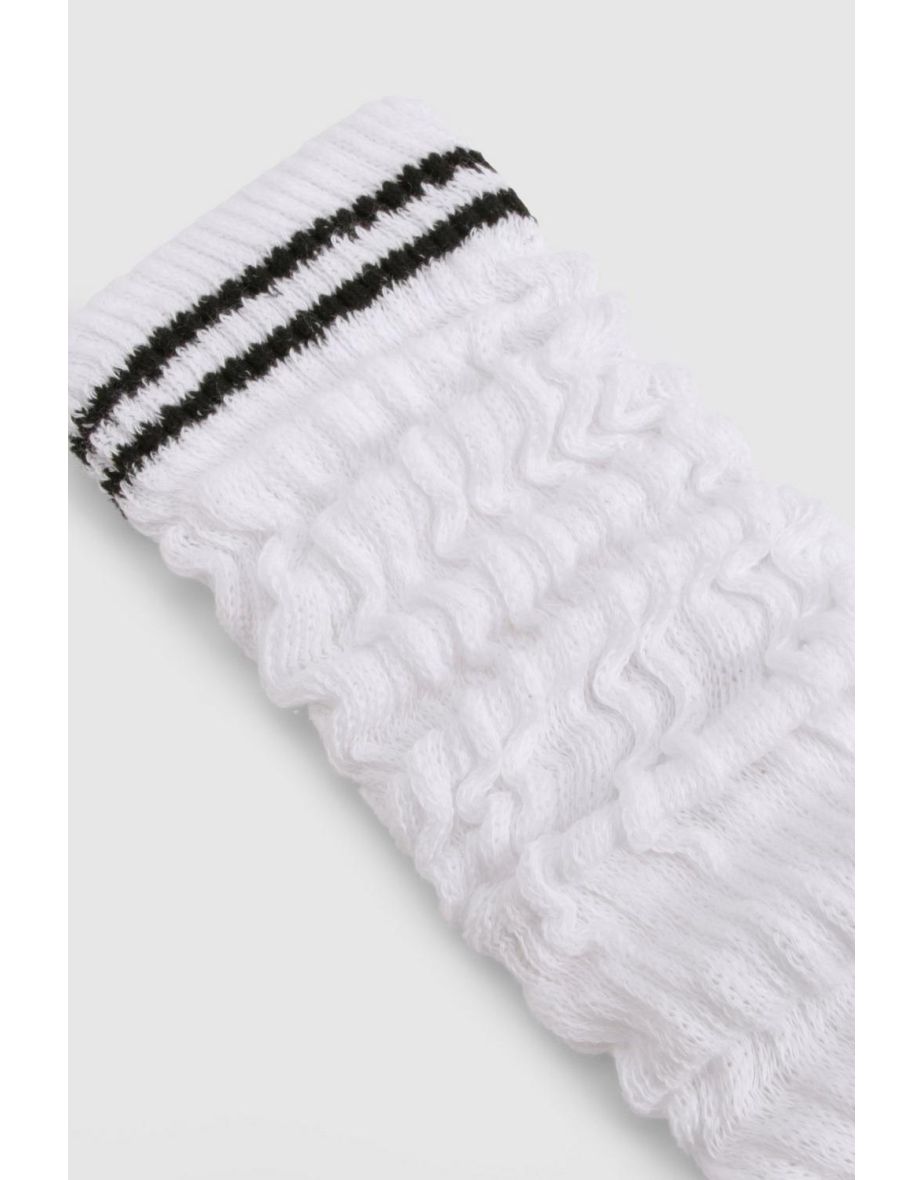 Stripe Detail Slouchy Socks - 1
