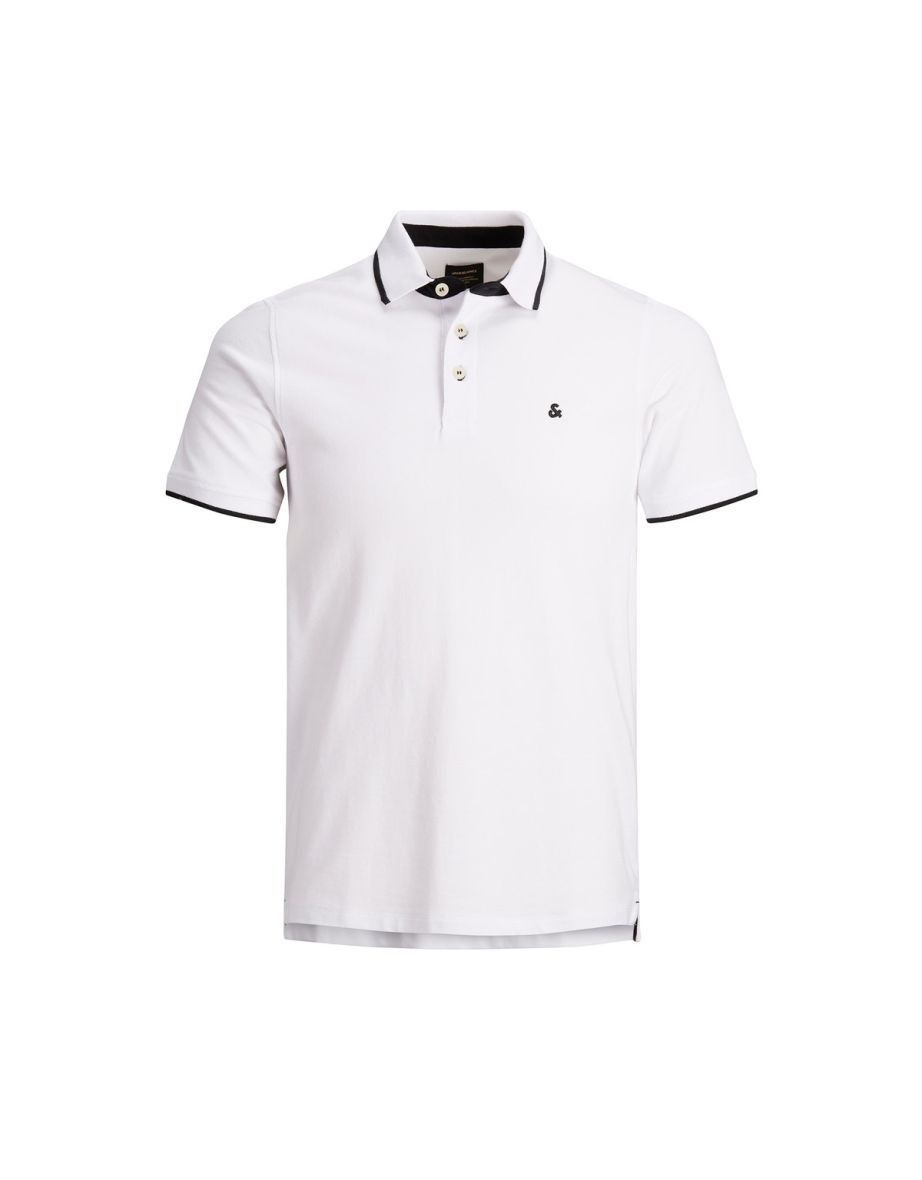 Cotton Pique Polo Shirt with Short Sleeves - 5