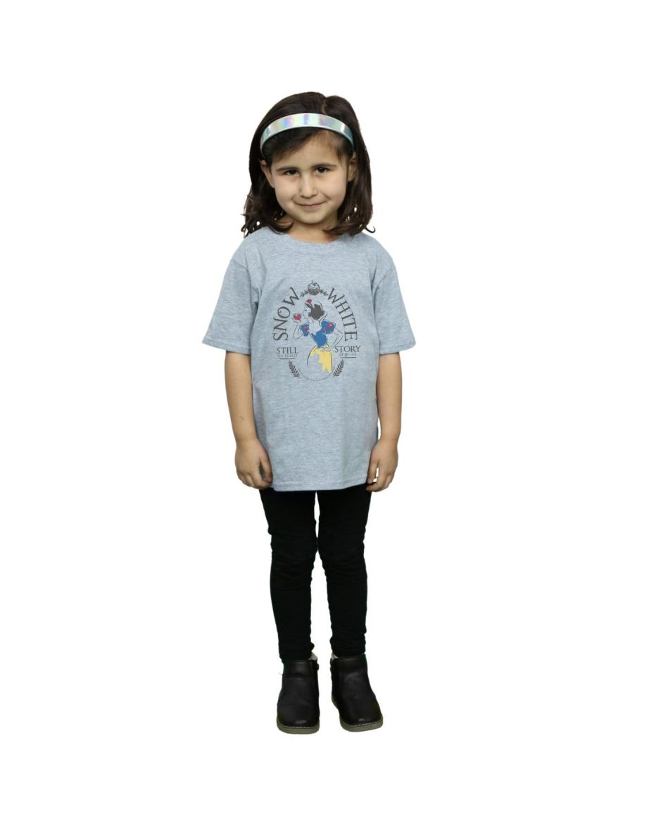 Disney Princess Girls Snow White Fairest Story Cotton T-Shirt - 3