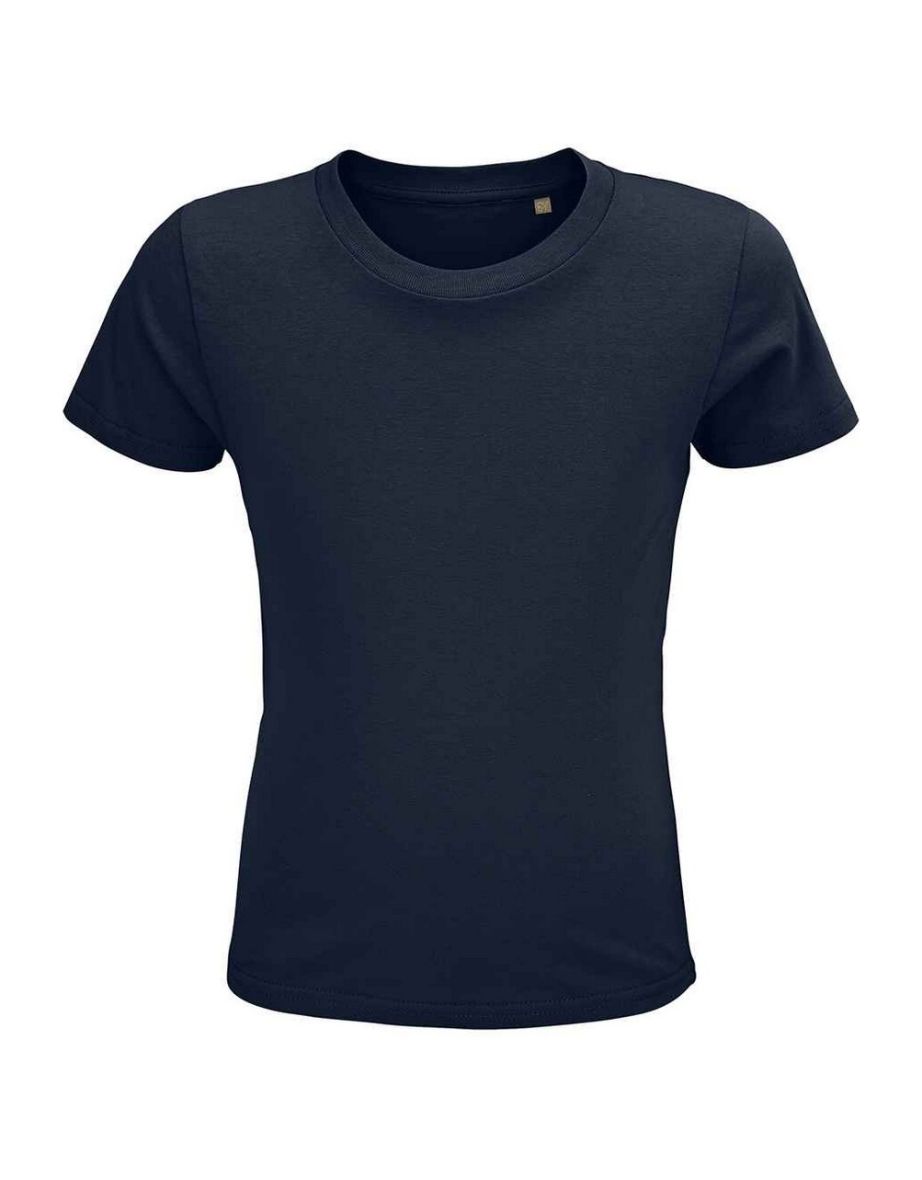 SOLS Childrens/Kids Crusader Organic T-Shirt - French Navy