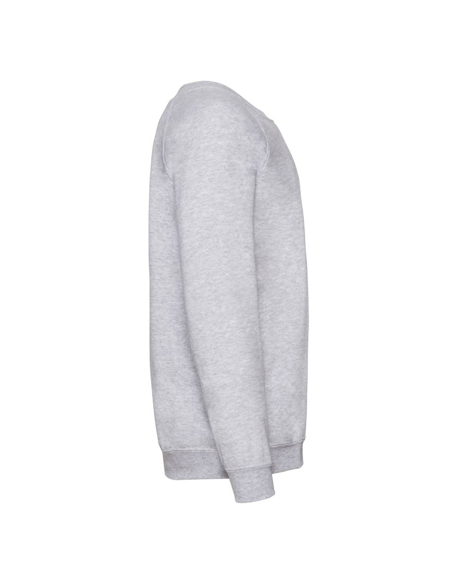 Fruit of the Loom Childrens/Kids Classic Raglan Sweatshirt - Heather Grey - 2