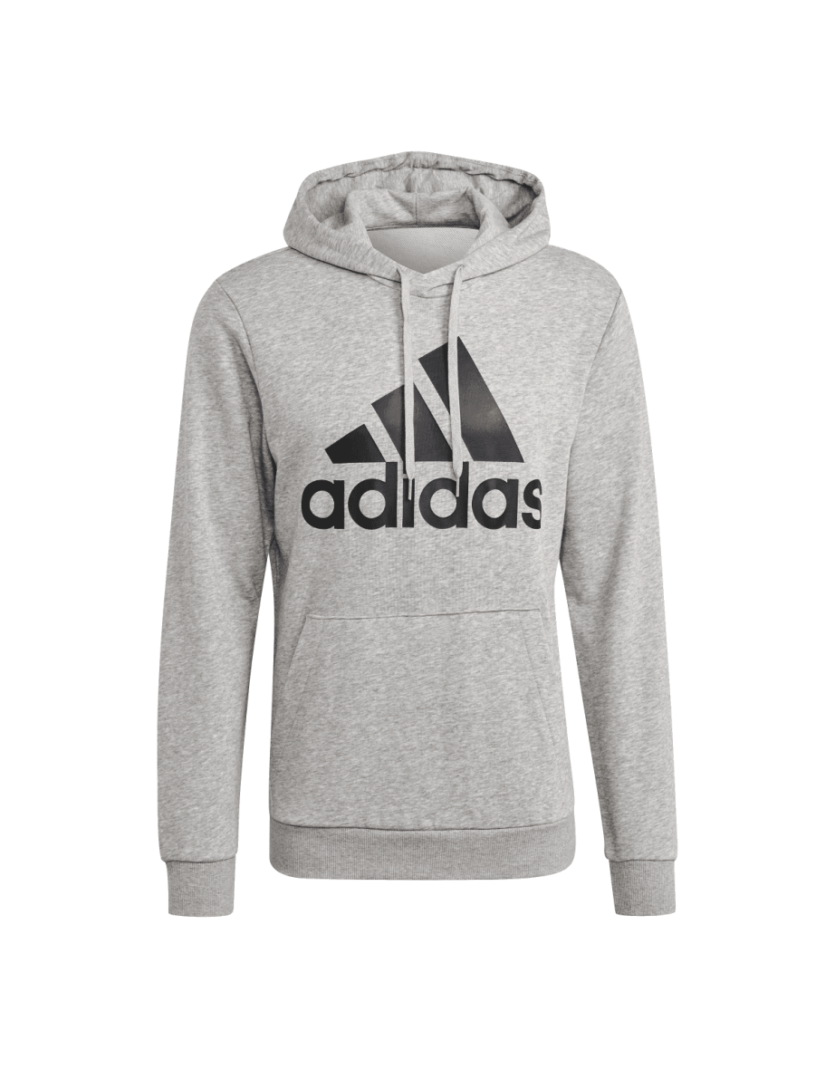Men's adidas Essentials Big Logo Hoodie in Grey