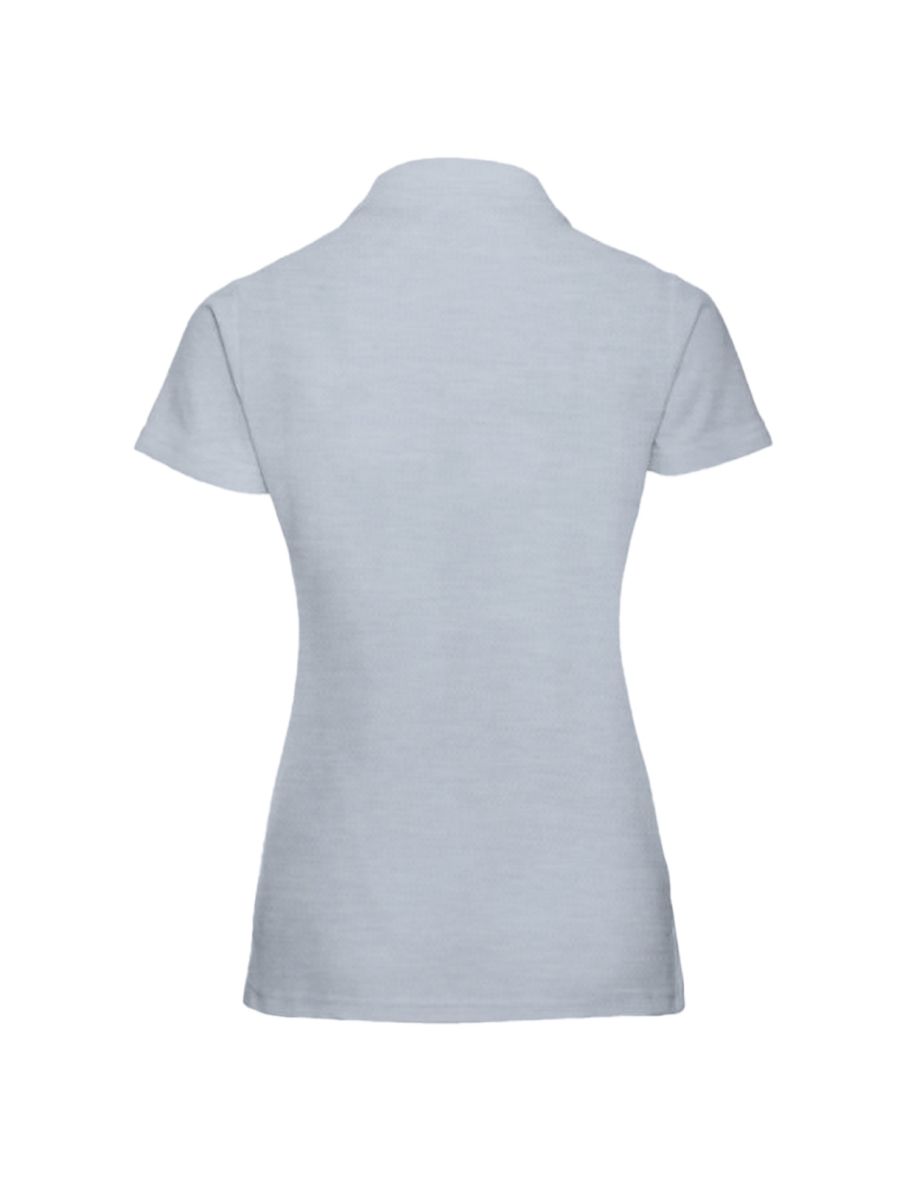 Jerzees Colours Ladies 65/35 Hard Wearing Pique Short Sleeve Polo Shirt - Light Oxford - 1