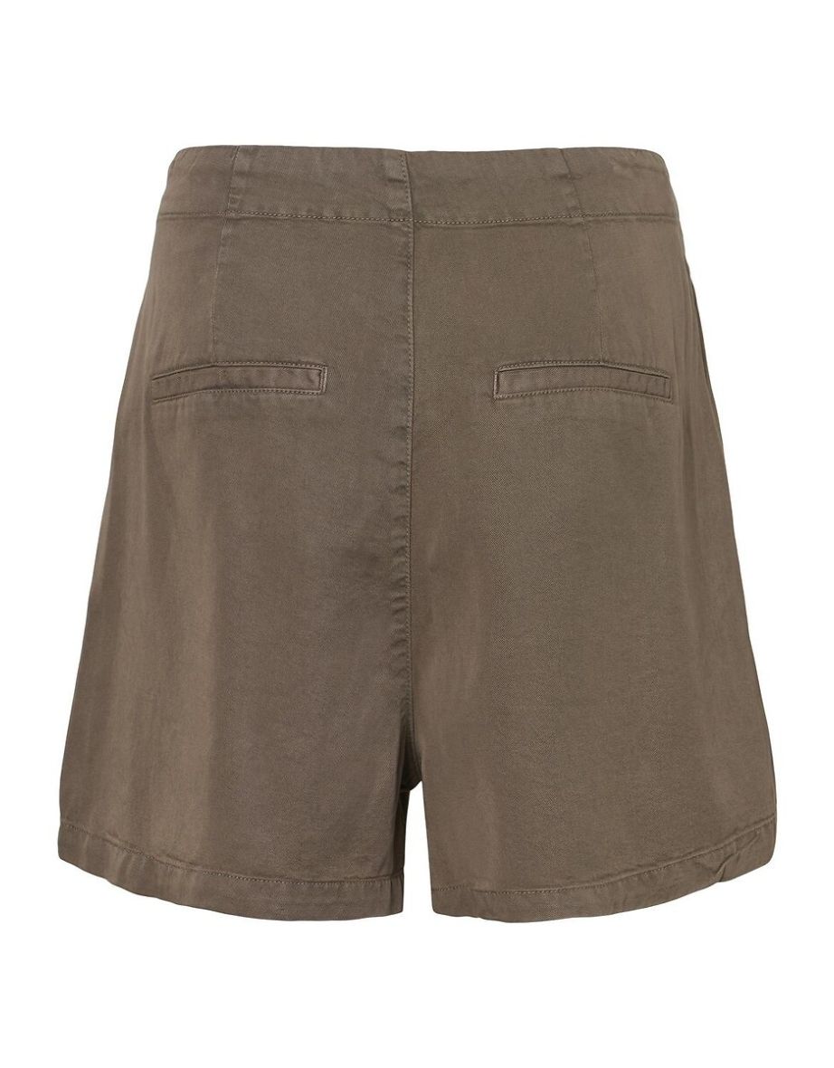 Tie-Waist Paperbag Shorts - 6
