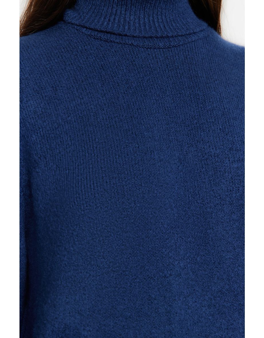 Dress - Blue - Shift - 7