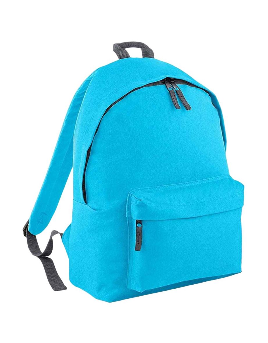 Bagbase Original Plain Backpack - Surf Blue/Graphite Grey