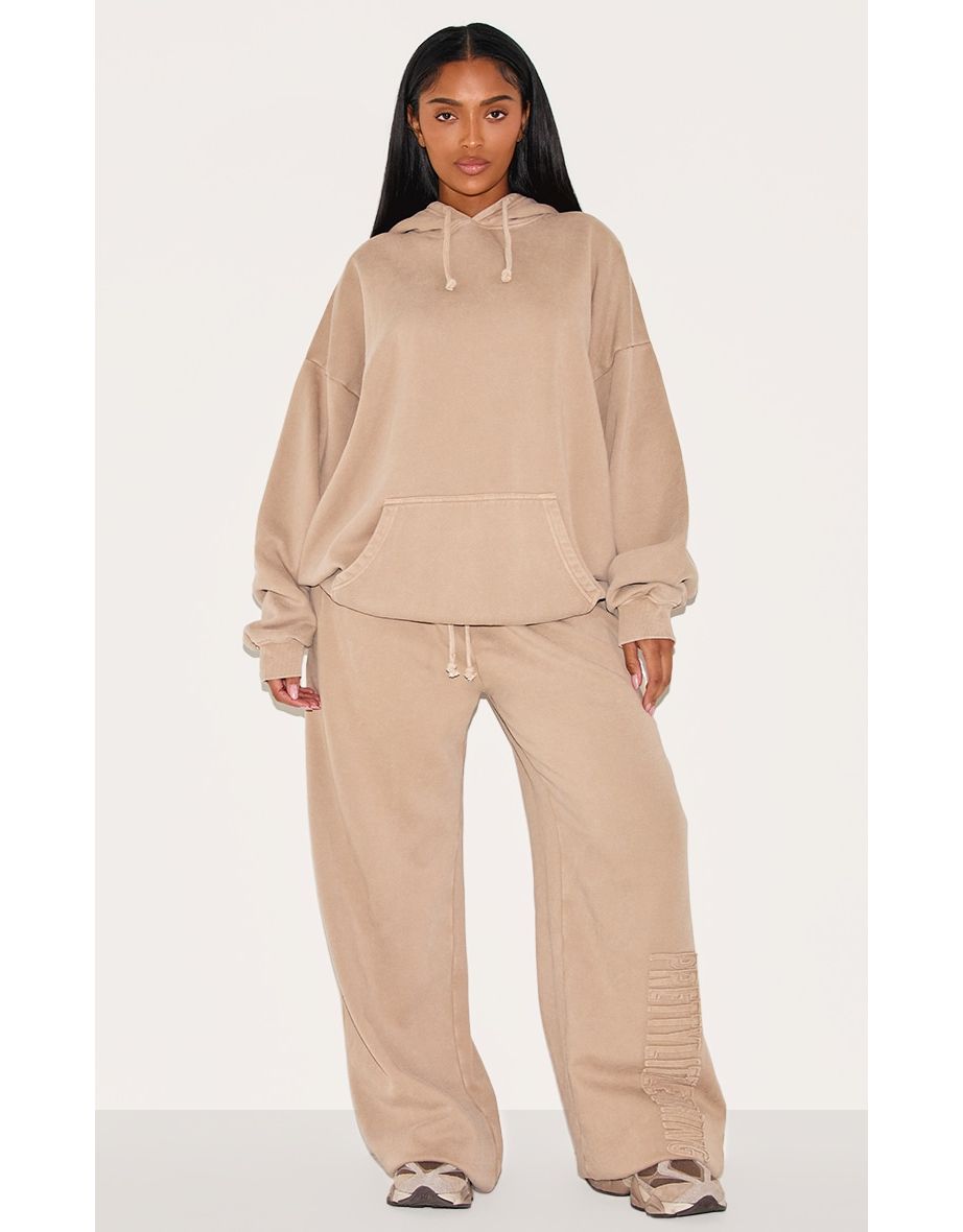 PRETTYLITTLETHING Shape Stone Joggers