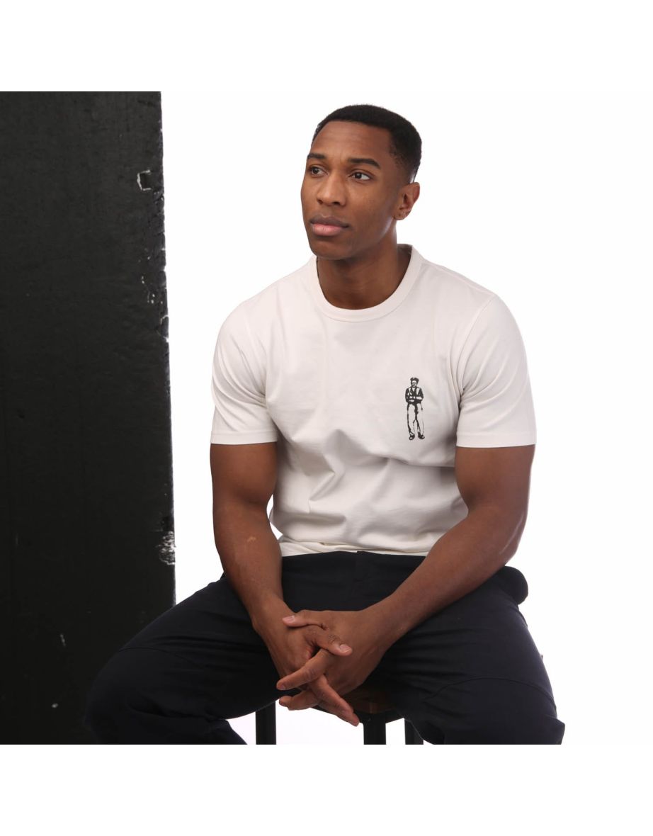Men's C.P. Company 30/2 Twisted British Sailor T-Shirt in White - 3