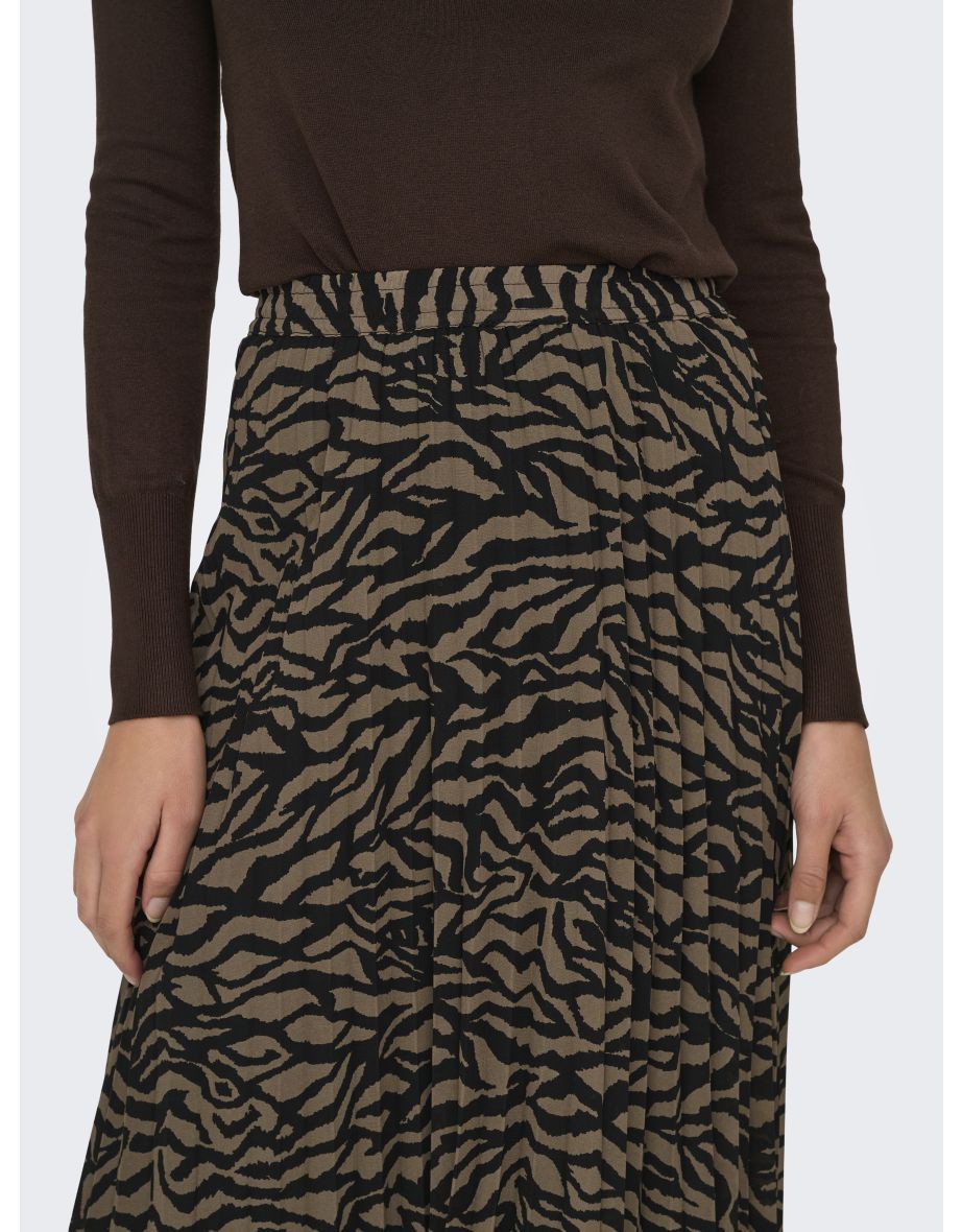 Plisse Multicolored long skirt - 5
