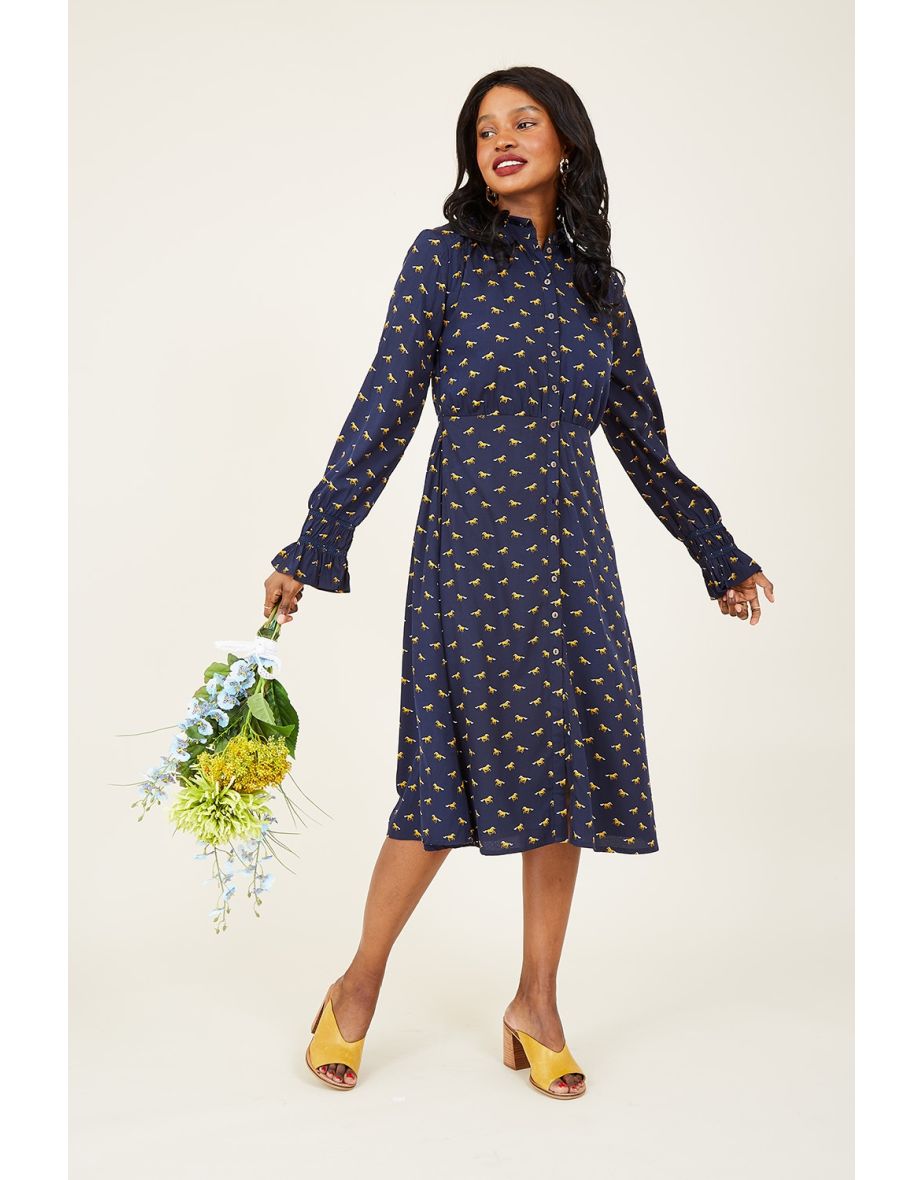 Oasis navy hotsell utility dress