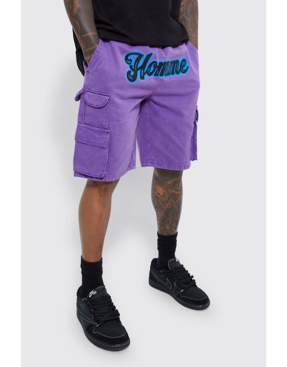 Purple on sale cargo shorts