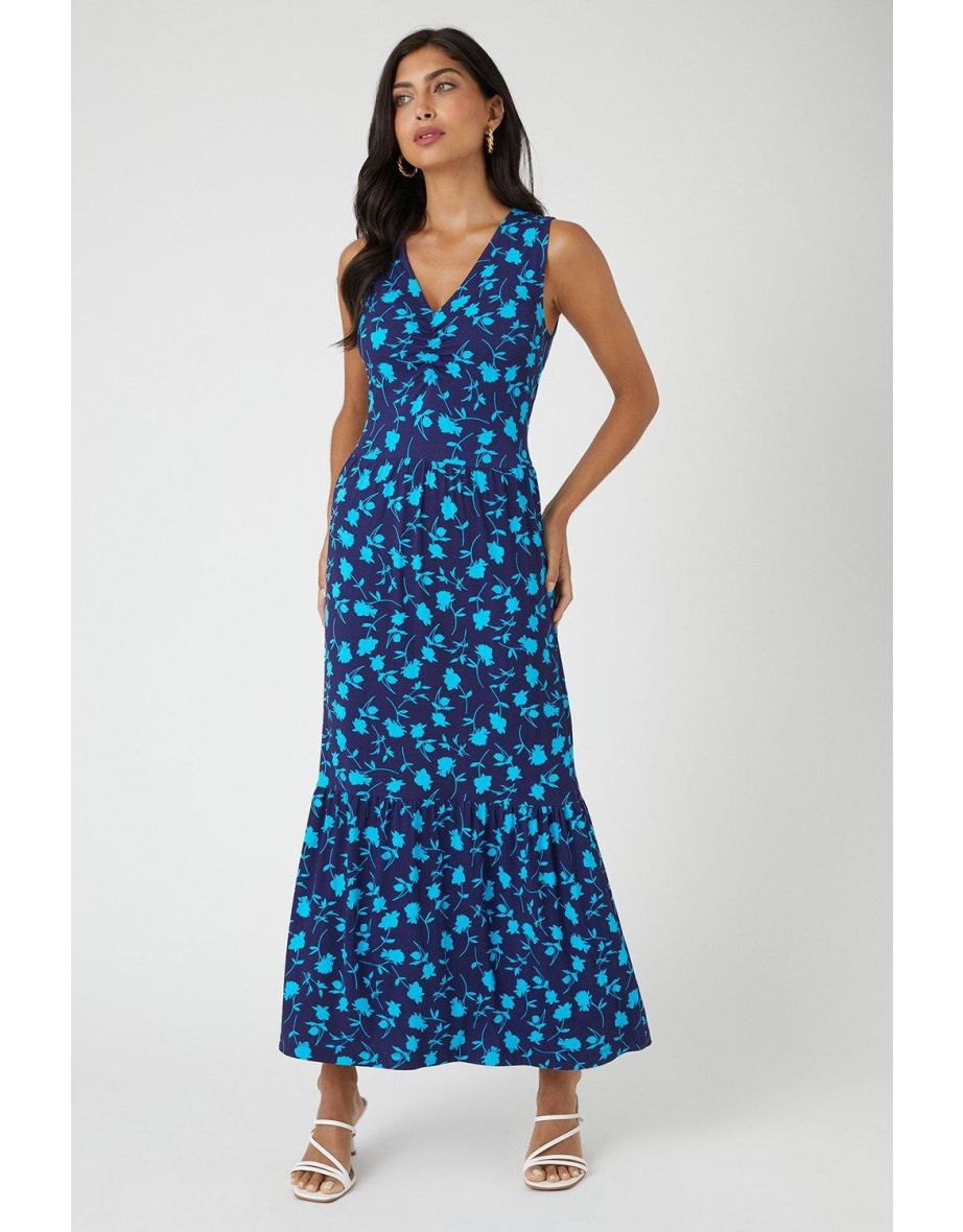 Wallis navy floral on sale dress