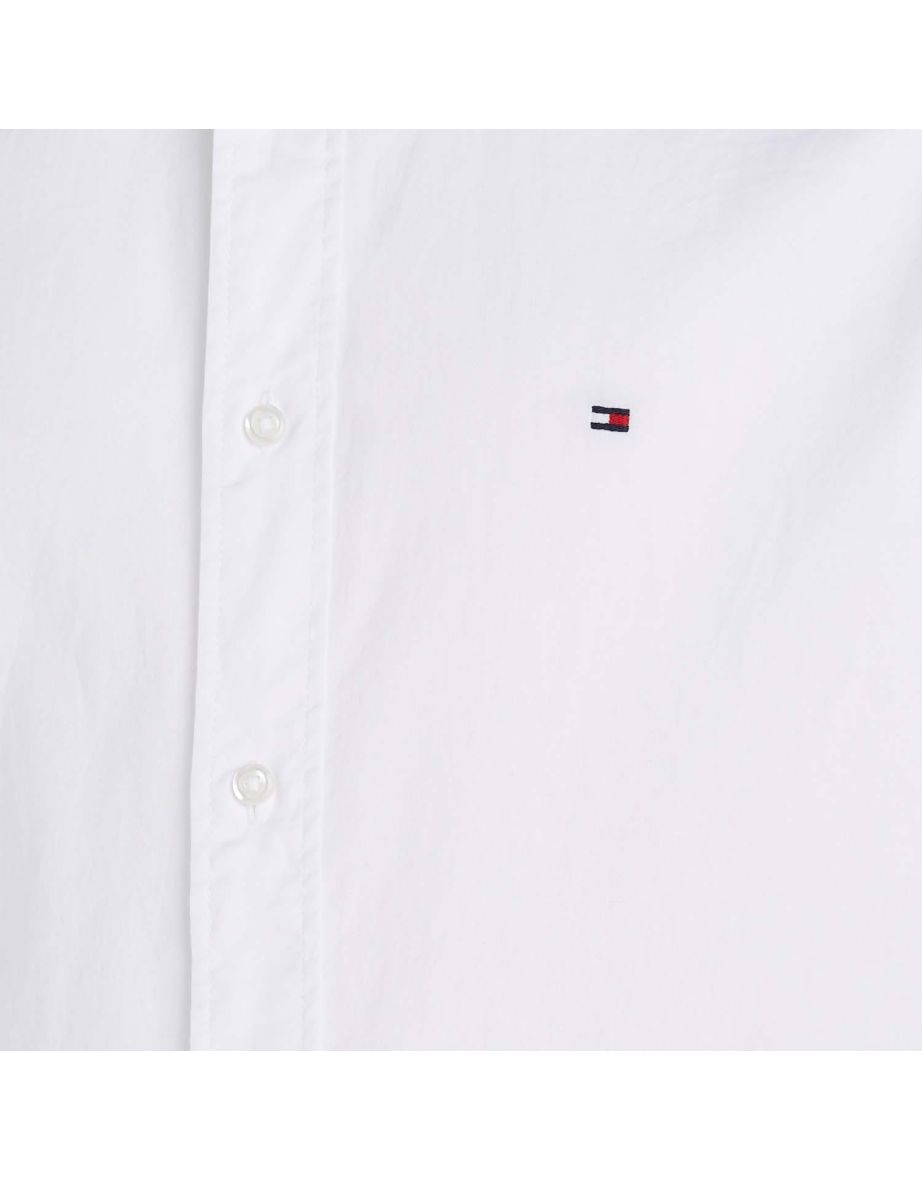 Men's Tommy Hilfiger Core Flex Poplin Shirt in White - 5