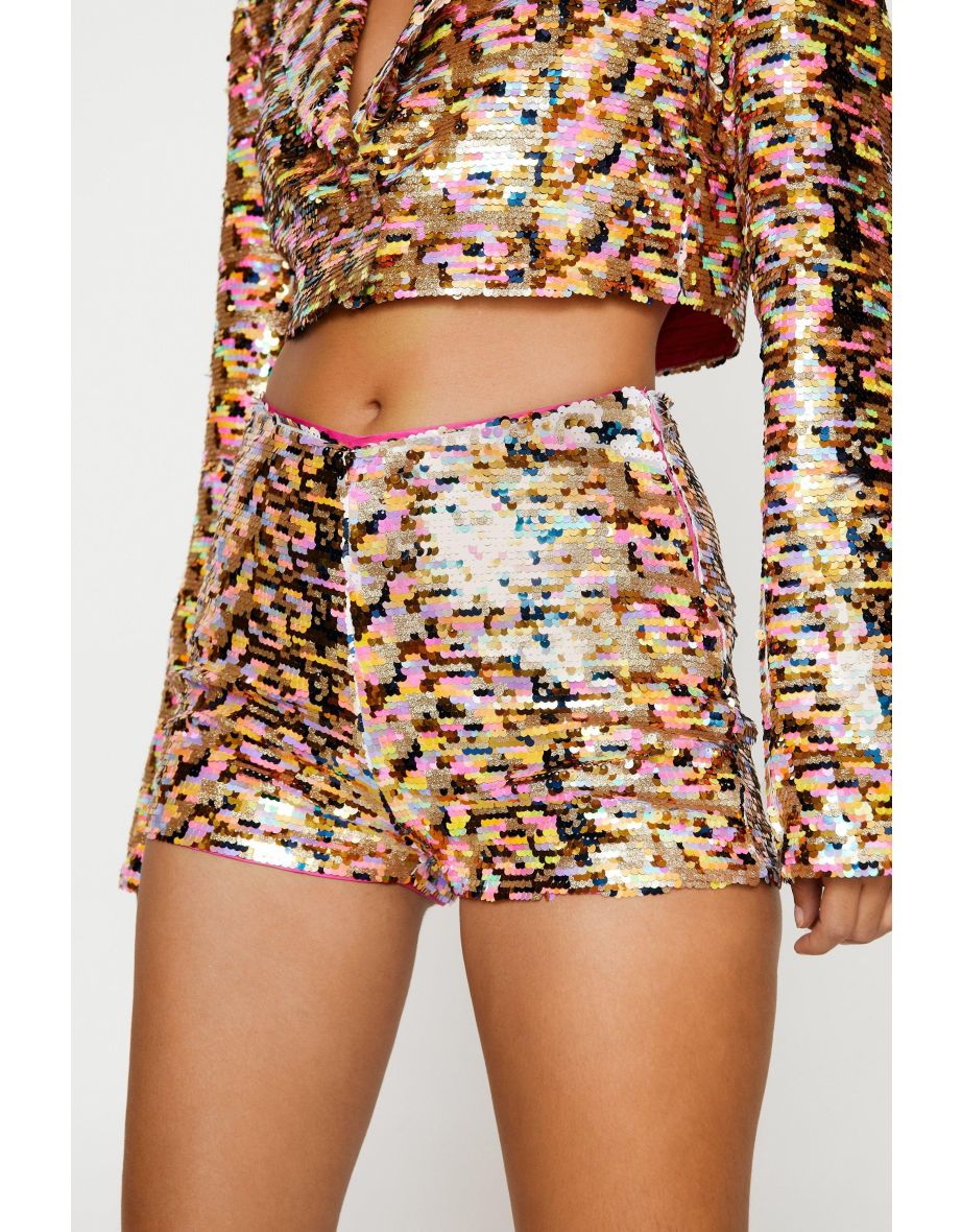 Glitter hot sale booty shorts