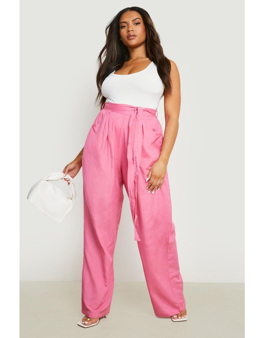 Pink Reflective Belted Trousers - Gennie – Rebellious Fashion