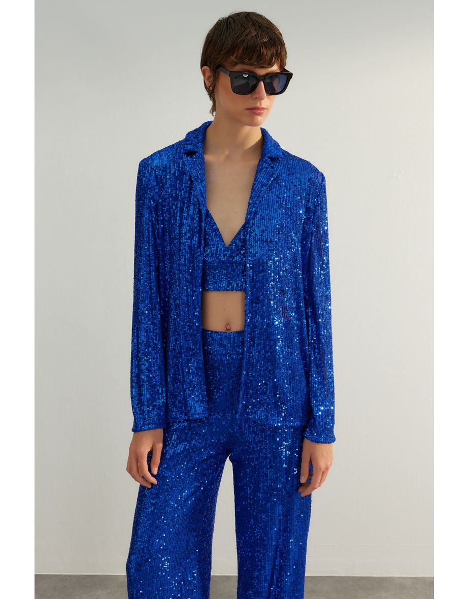 Glitter sequin outlet jacket