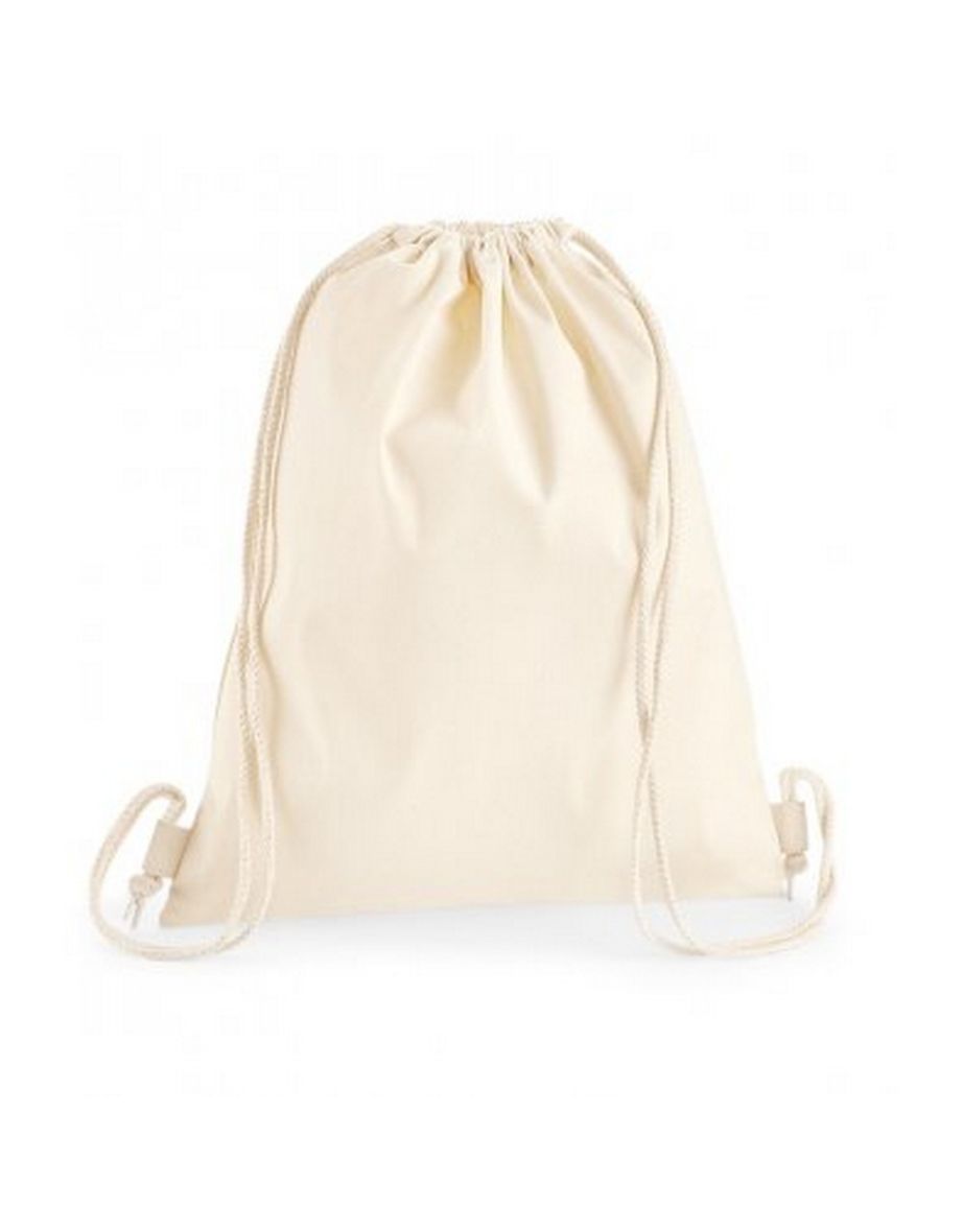 Westford Mill Premium Cotton Gymsac - Natural
