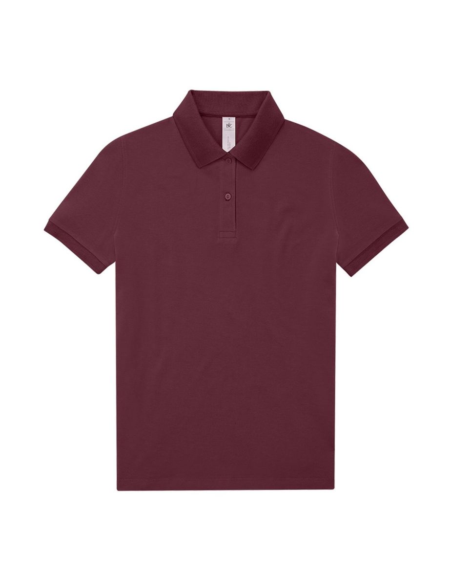 B&C Womens/Ladies My Polo Shirt - Burgundy