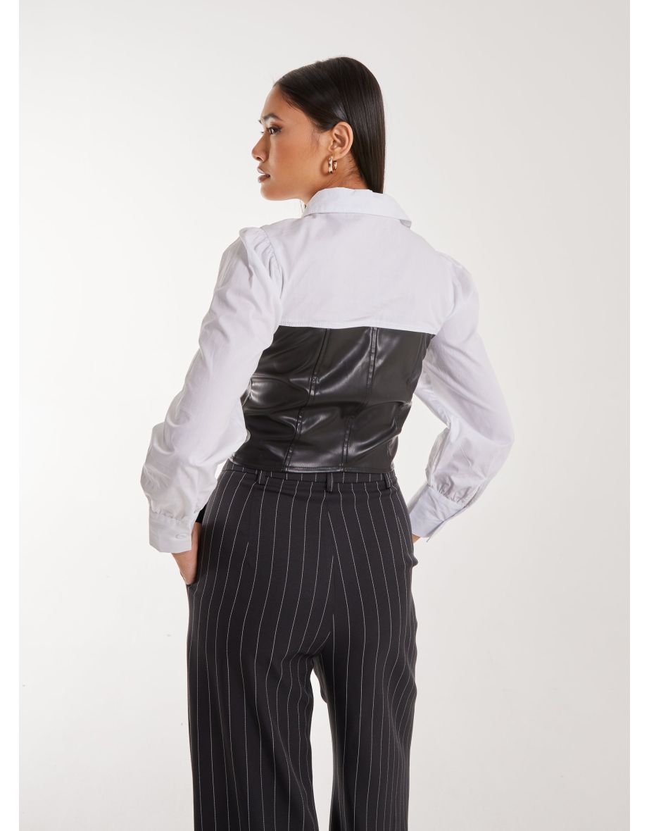 Double Layer Corset Shirt - 3