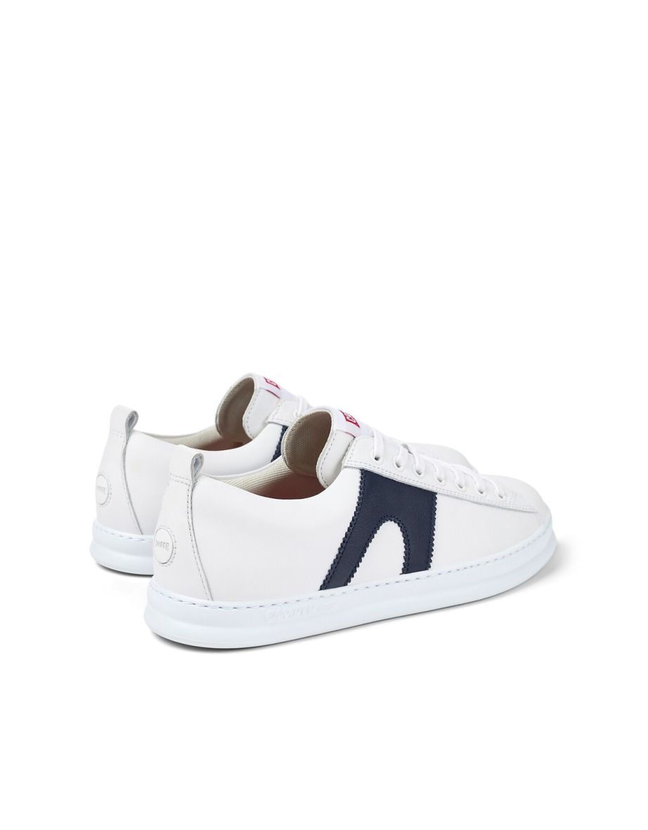 Rebound Optic Leather Trainers - 4
