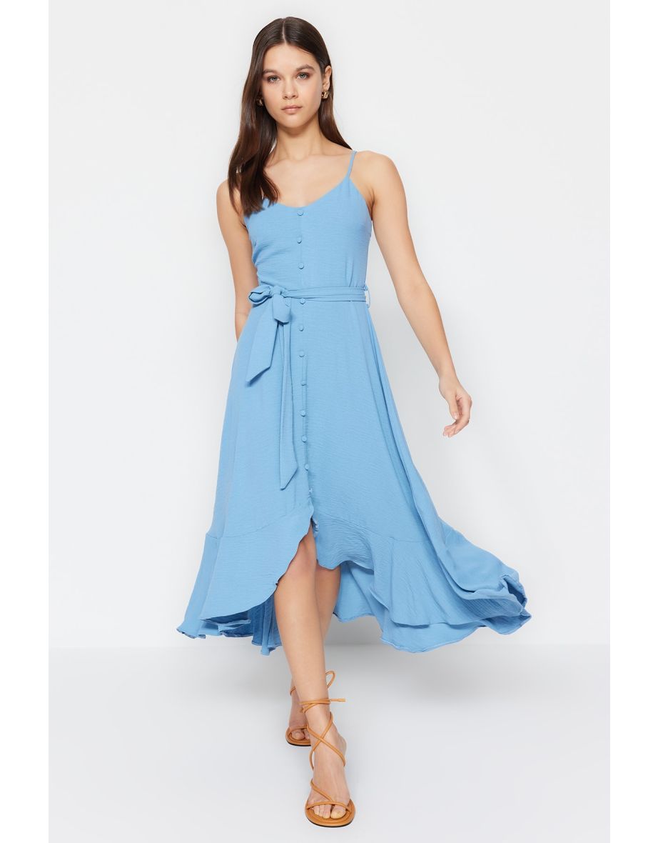 Dress - Blue - Shift